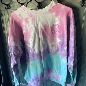 Tie-Dye Crew Neck Sweater